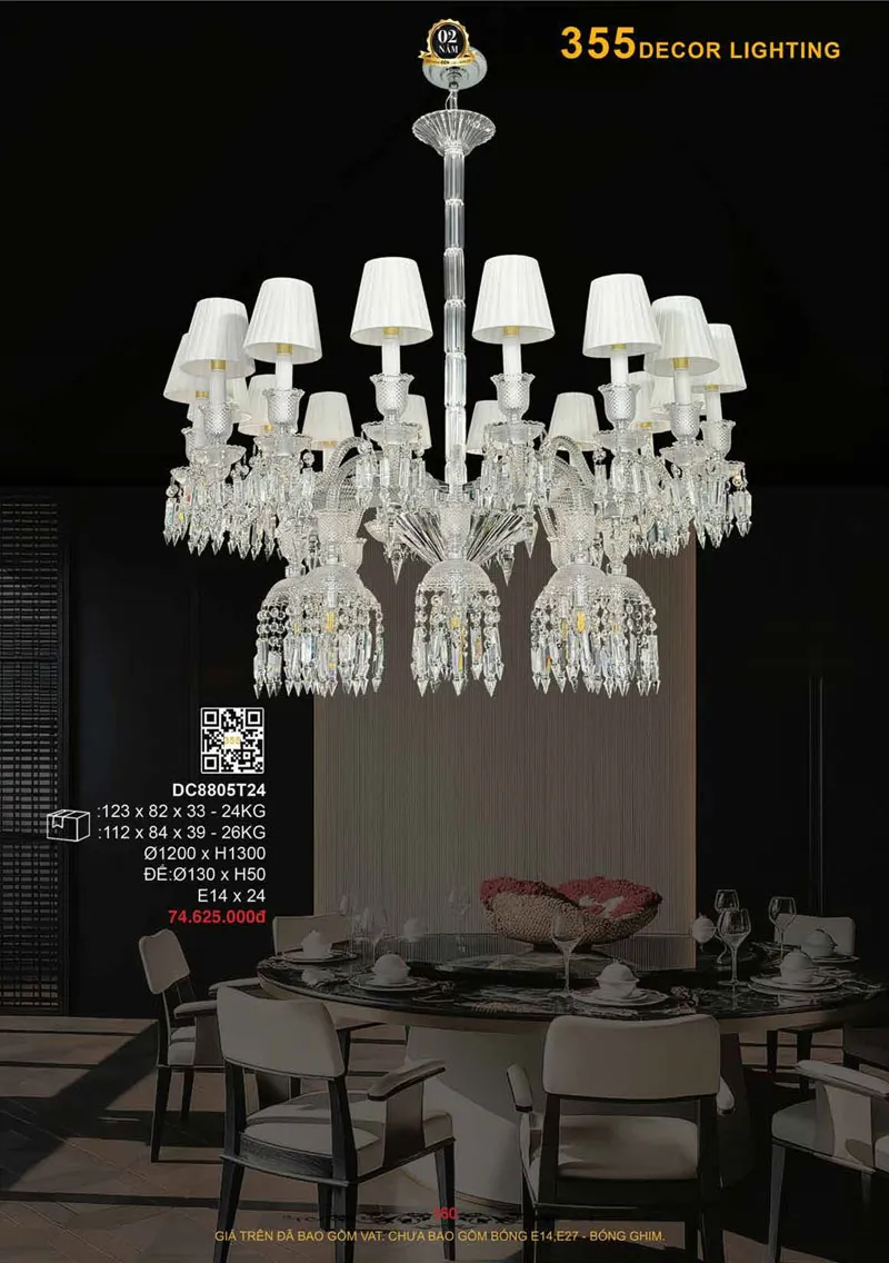 Catalogue Đèn Trang Trí 355 Decor 2026 - Trang 161)
