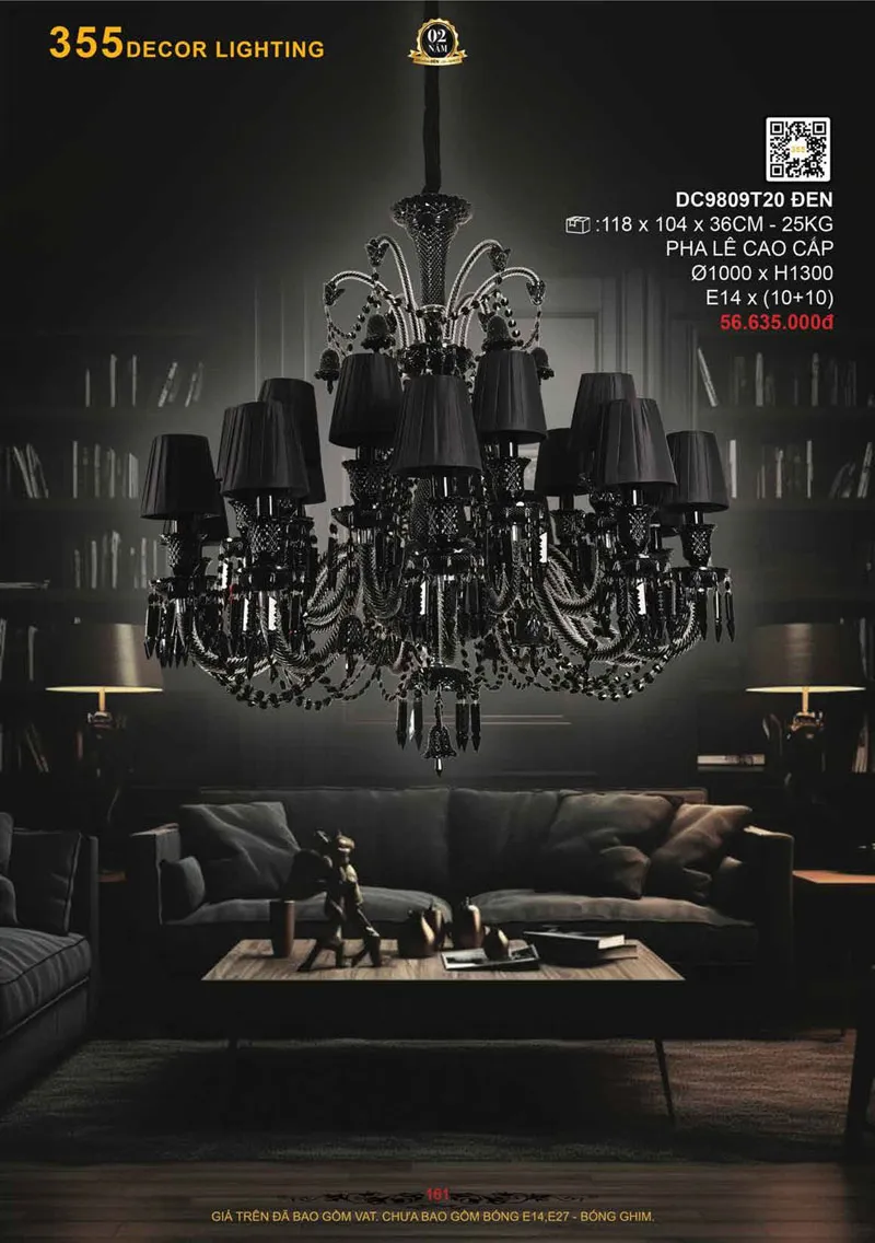 Catalogue Đèn Trang Trí 355 Decor 2026 - Trang 162)