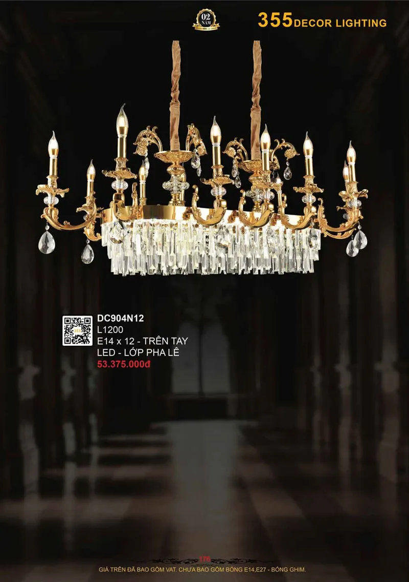 Catalogue Đèn Trang Trí 355 Decor 2026 - Trang 177)