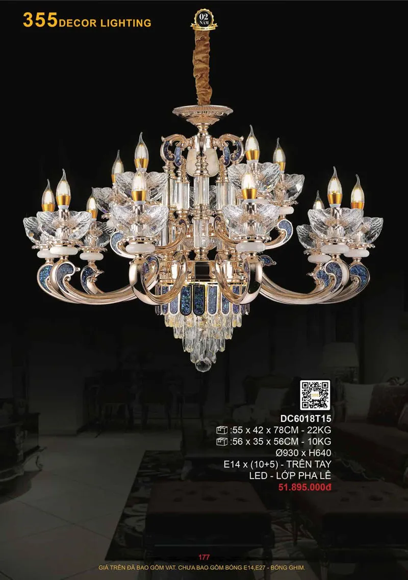 Catalogue Đèn Trang Trí 355 Decor 2026 - Trang 178)