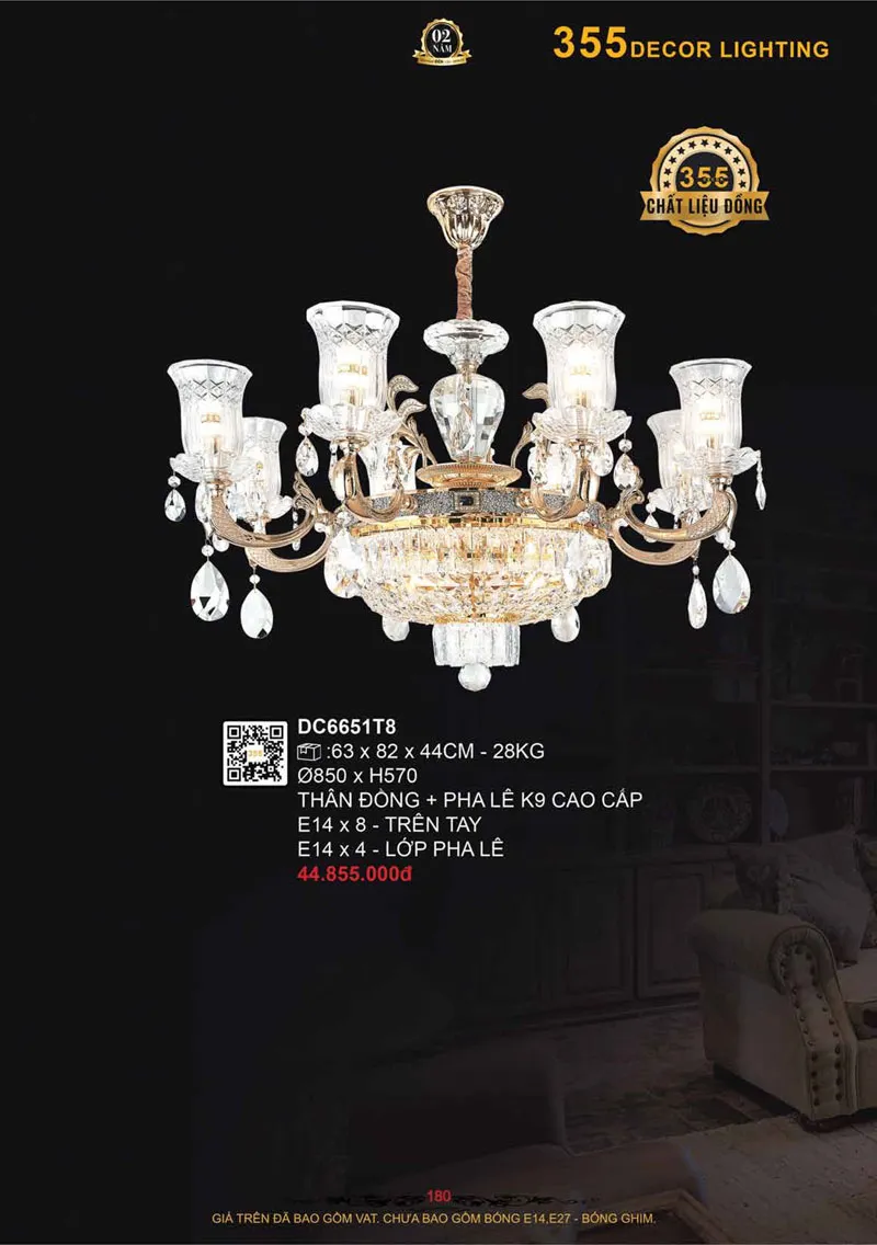 Catalogue Đèn Trang Trí 355 Decor 2026 - Trang 181)