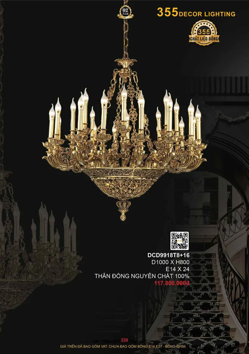 Catalogue Đèn Trang Trí 355 Decor 2026 - Trang 229)