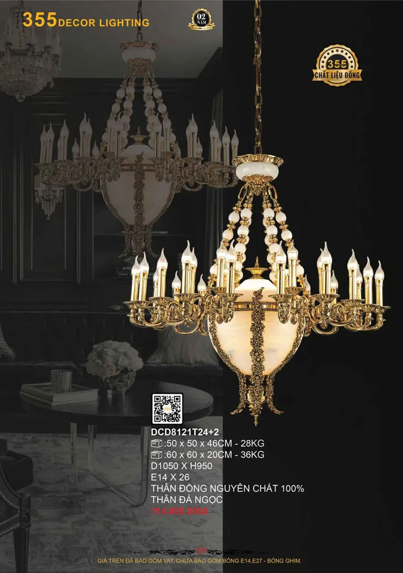 Catalogue Đèn Trang Trí 355 Decor 2026 - Trang 232)