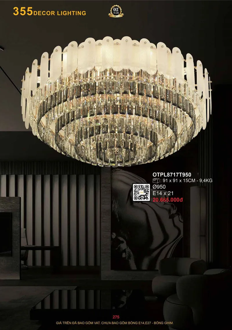 Catalogue Đèn Trang Trí 355 Decor 2026 - Trang 276)