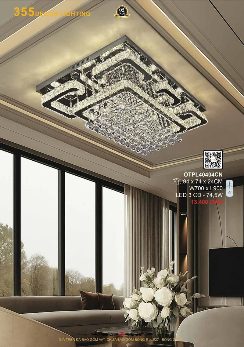 Catalogue Đèn Trang Trí 355 Decor 2026 - Trang 286)