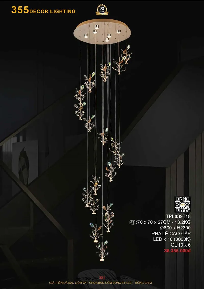 Catalogue Đèn Trang Trí 355 Decor 2026 - Trang 332)