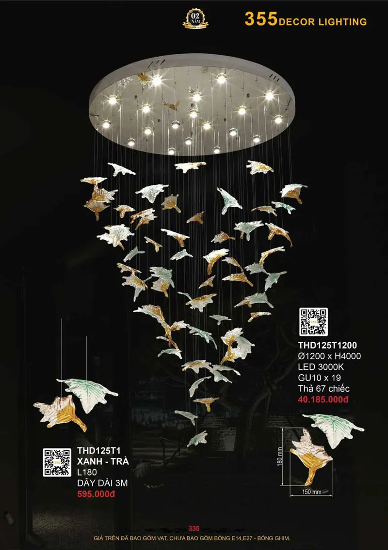 Catalogue Đèn Trang Trí 355 Decor 2026 - Trang 337)