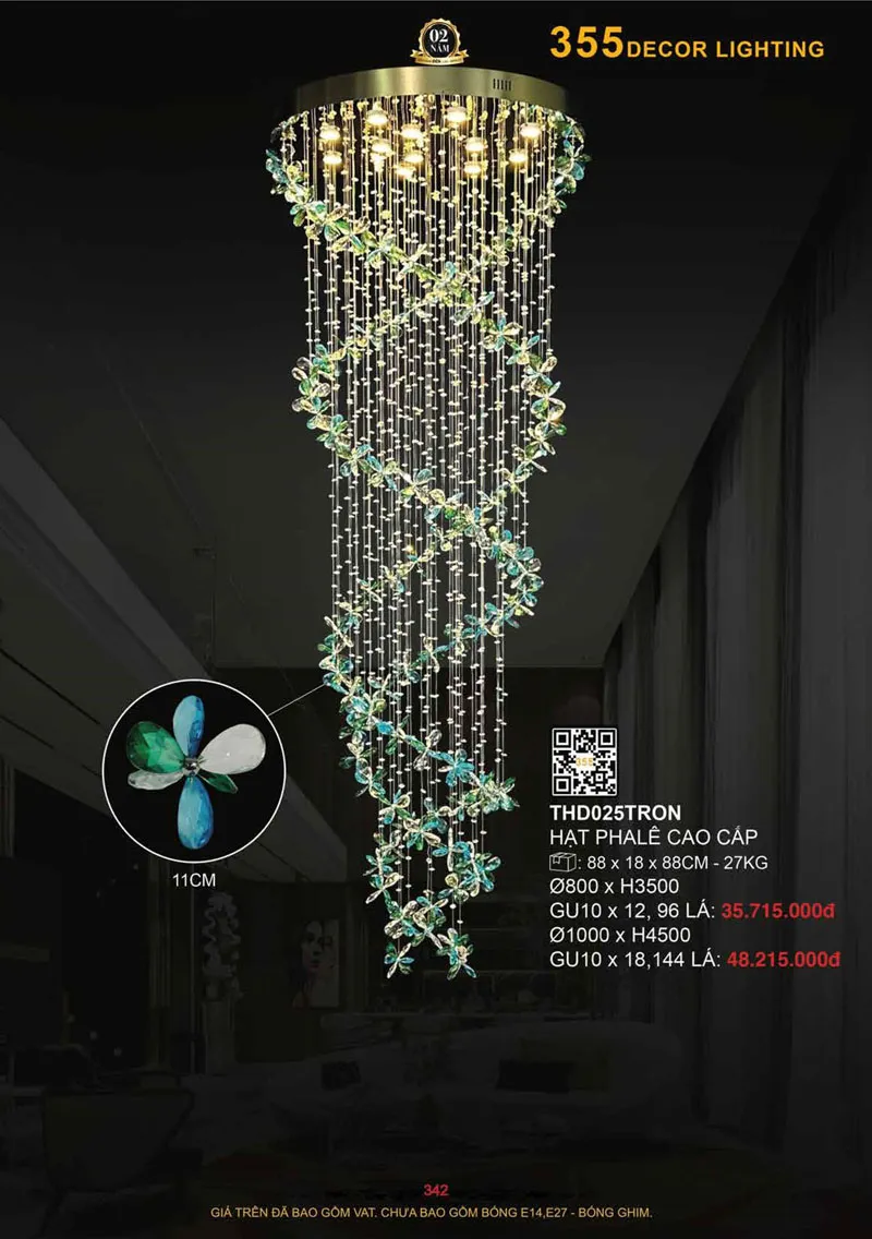 Catalogue Đèn Trang Trí 355 Decor 2026 - Trang 343)