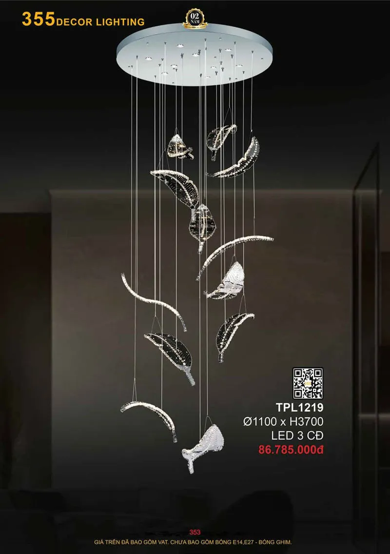 Catalogue Đèn Trang Trí 355 Decor 2026 - Trang 354)