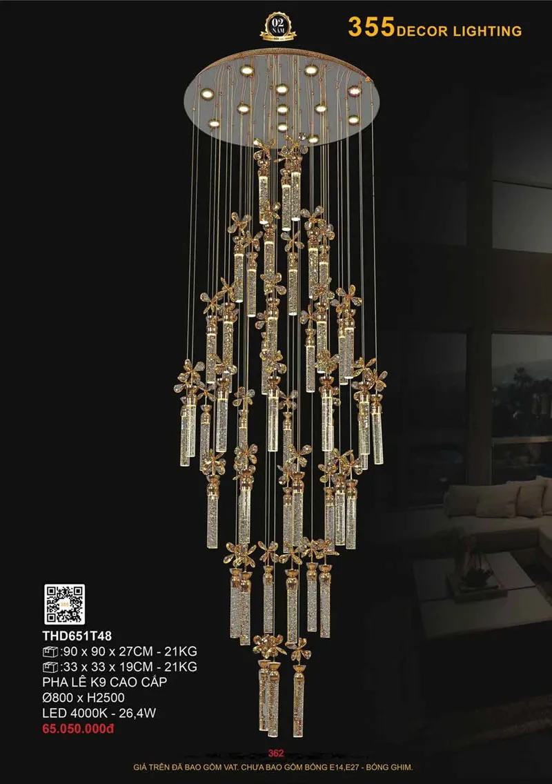 Catalogue Đèn Trang Trí 355 Decor 2026 - Trang 363)