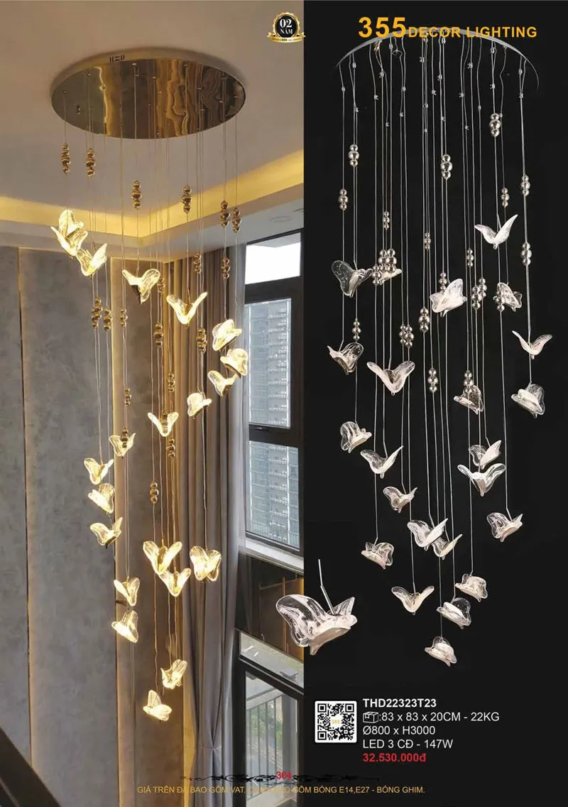 Catalogue Đèn Trang Trí 355 Decor 2026 - Trang 365)