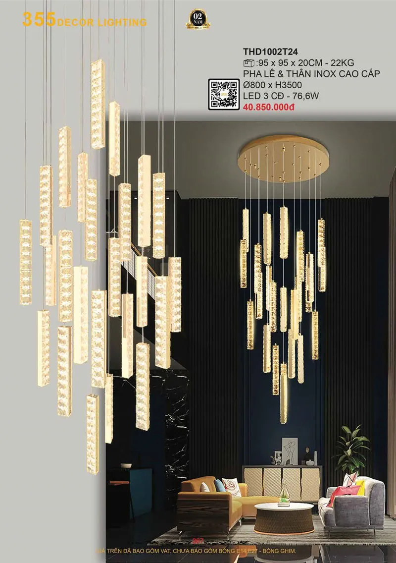 Catalogue Đèn Trang Trí 355 Decor 2026 - Trang 368)