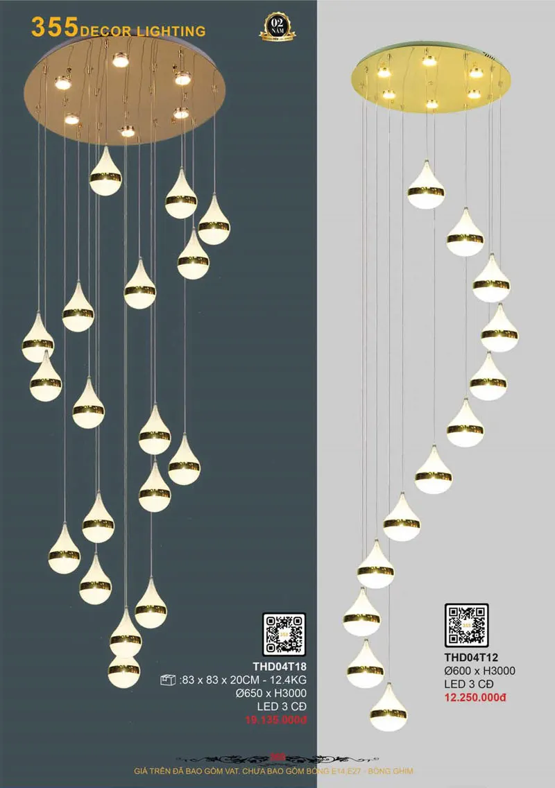 Catalogue Đèn Trang Trí 355 Decor 2026 - Trang 370)