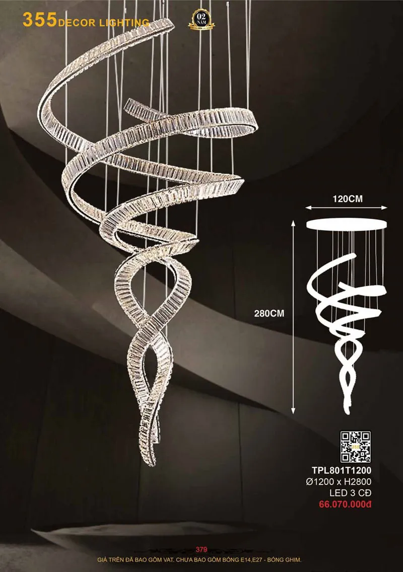 Catalogue Đèn Trang Trí 355 Decor 2026 - Trang 380)