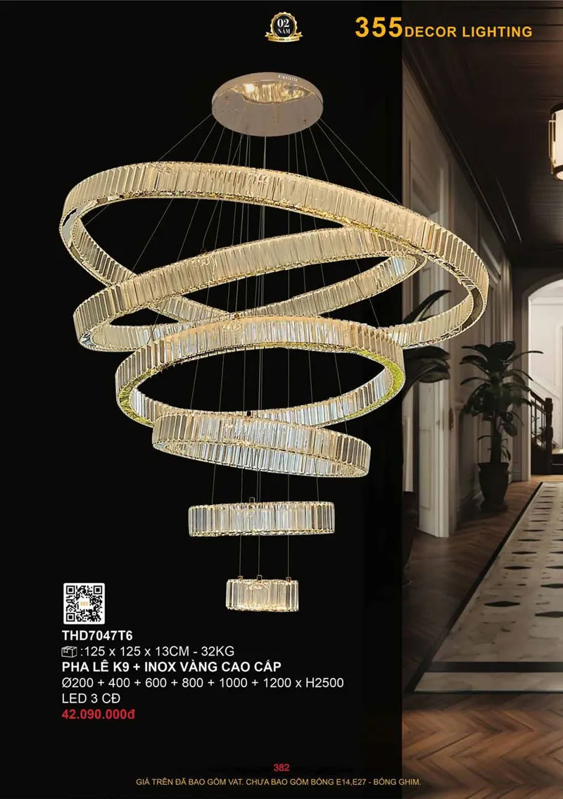 Catalogue Đèn Trang Trí 355 Decor 2026 - Trang 383)