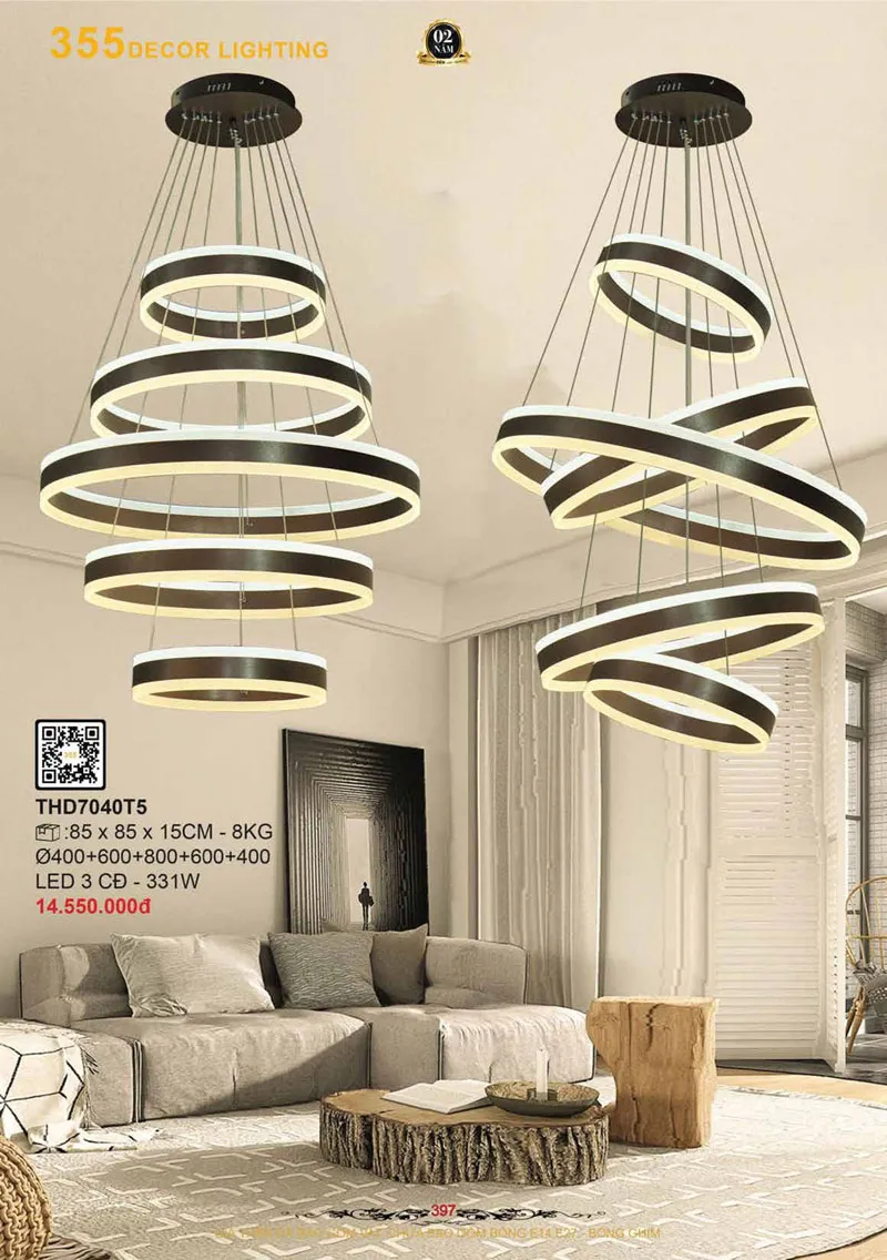 Catalogue Đèn Trang Trí 355 Decor 2026 - Trang 398)