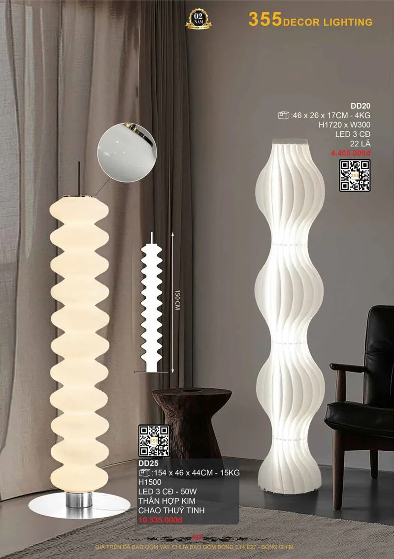 Catalogue Đèn Trang Trí 355 Decor 2026 - Trang 443)
