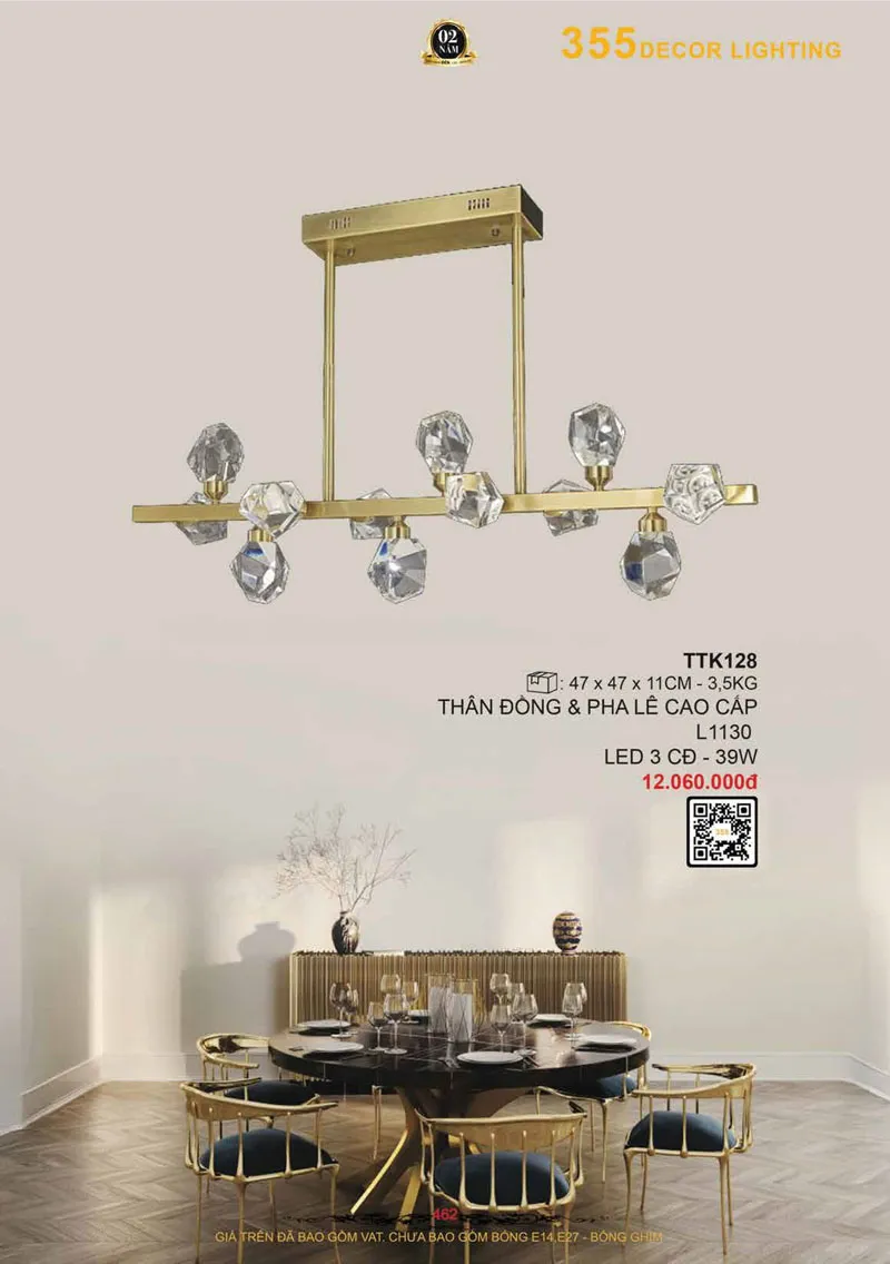 Catalogue Đèn Trang Trí 355 Decor 2026 - Trang 463)