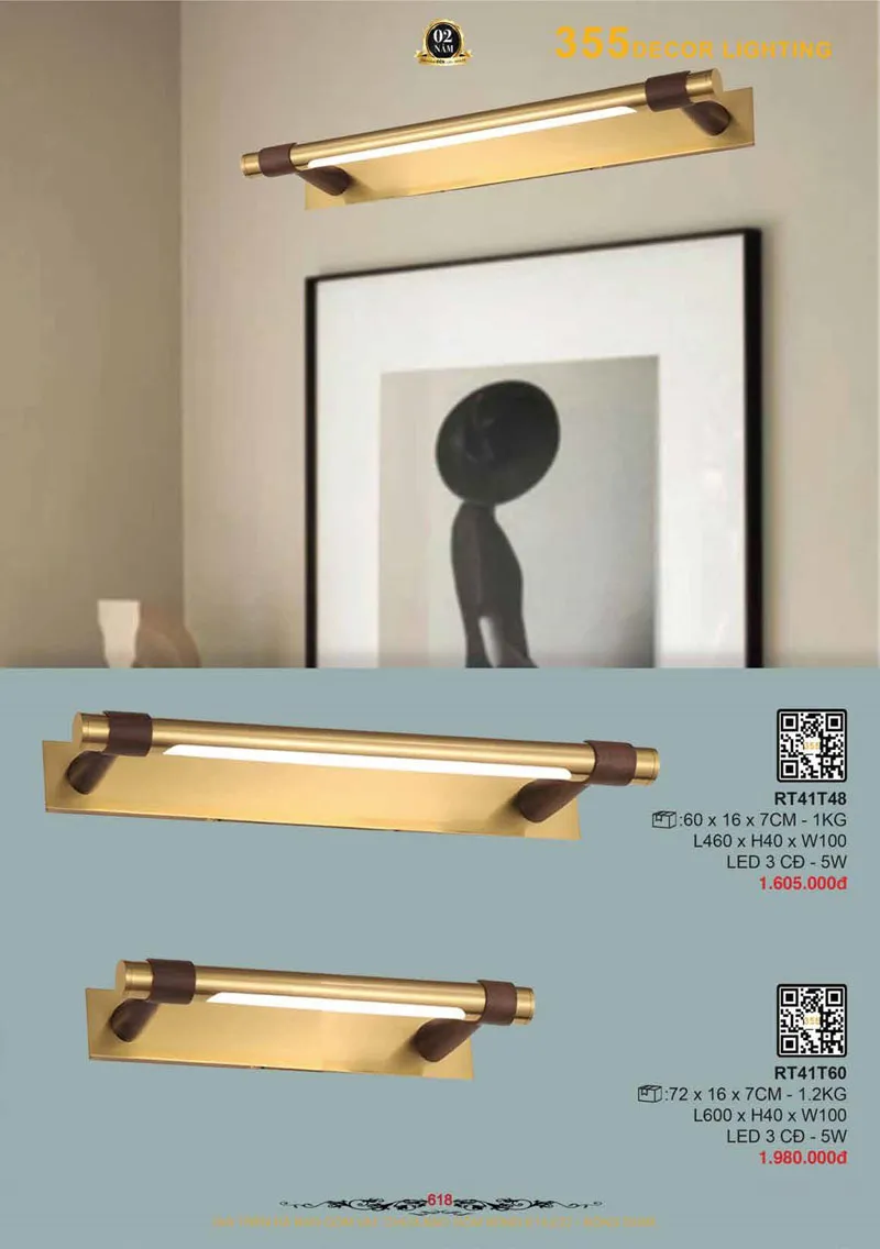 Catalogue Đèn Trang Trí 355 Decor 2026 - Trang 619)