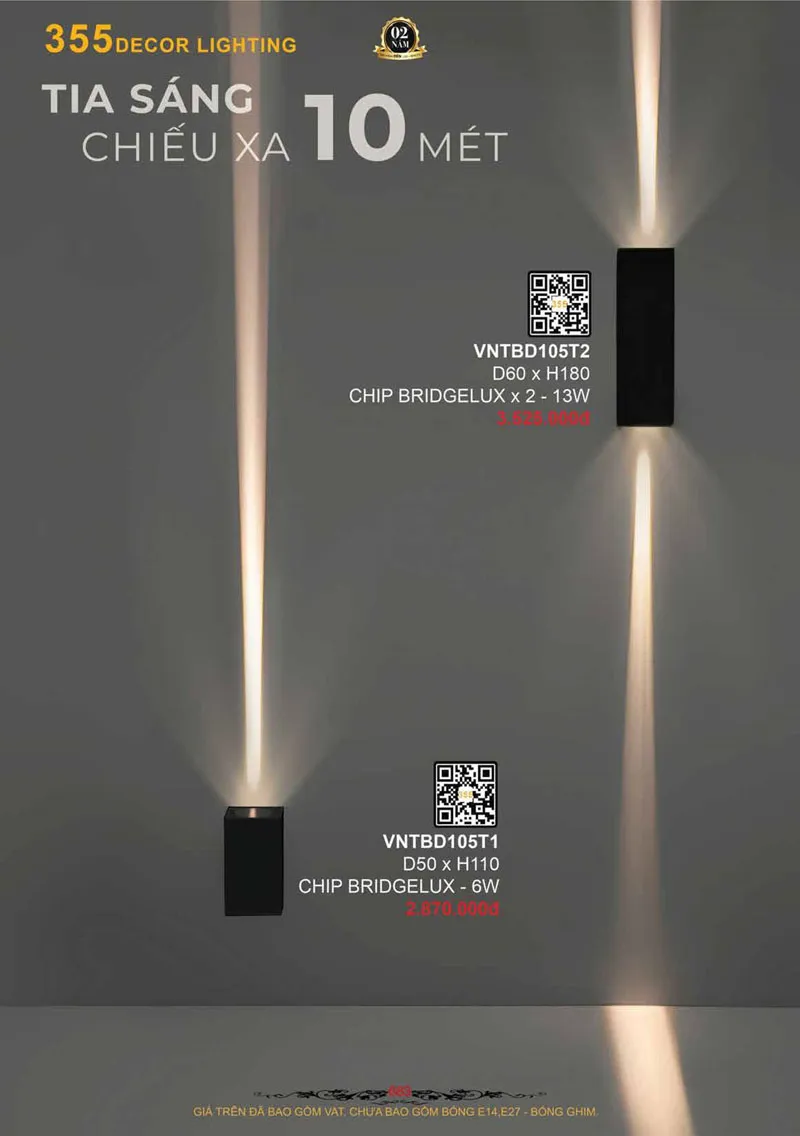 Catalogue Đèn Trang Trí 355 Decor 2026 - Trang 684)