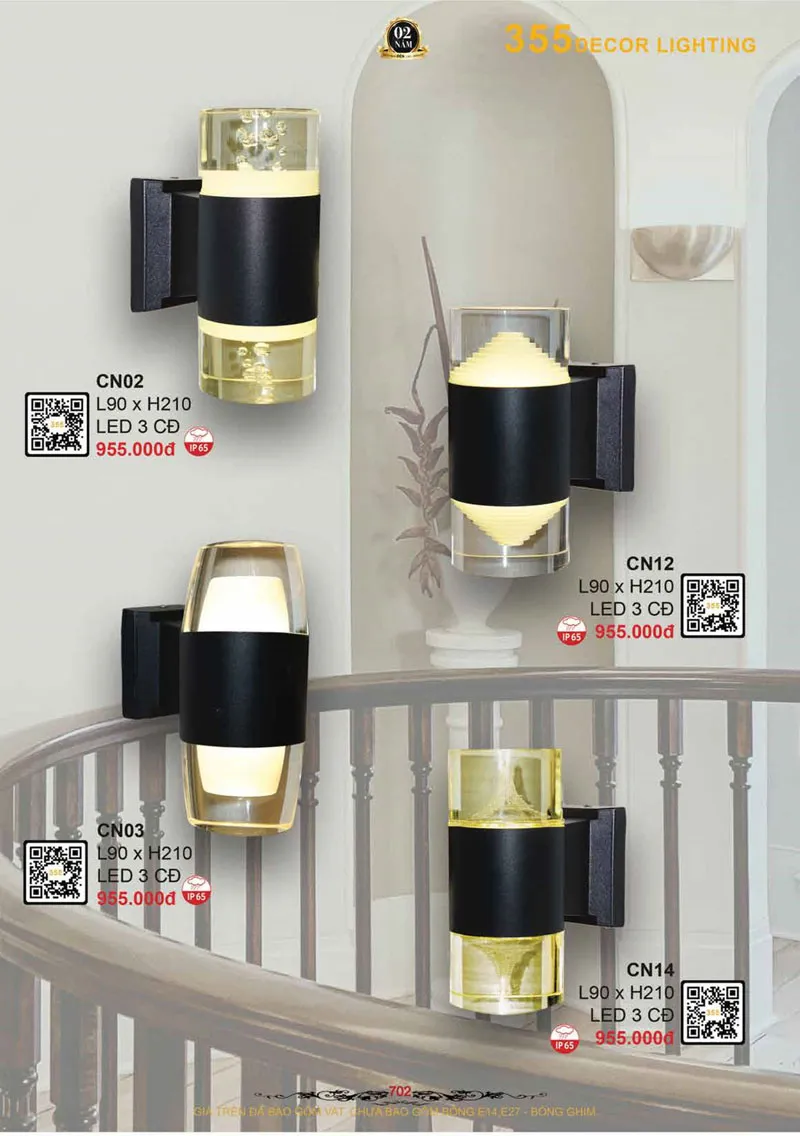 Catalogue Đèn Trang Trí 355 Decor 2026 - Trang 3)