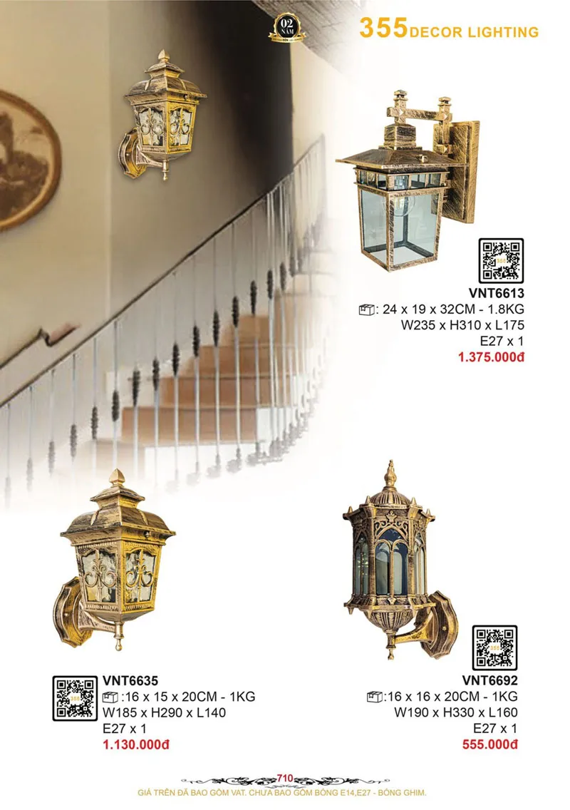 Catalogue Đèn Trang Trí 355 Decor 2026 - Trang 11)