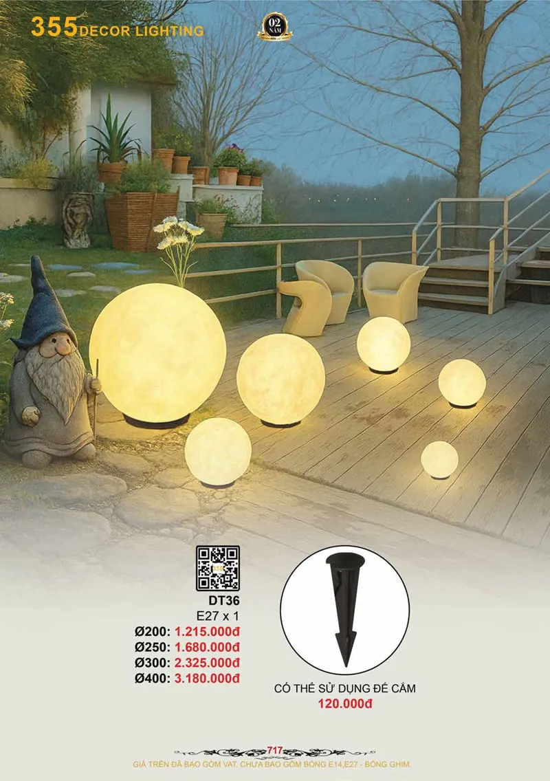 Catalogue Đèn Trang Trí 355 Decor 2026 - Trang 18)