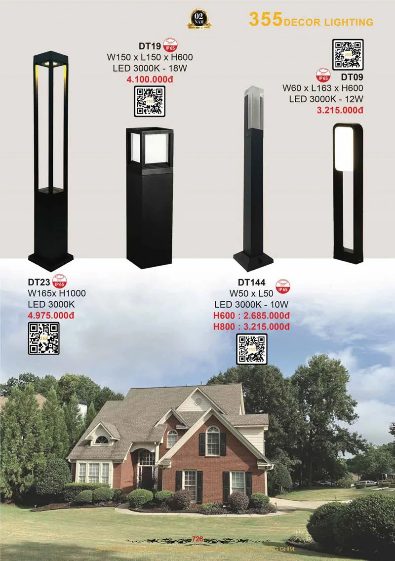 Catalogue Đèn Trang Trí 355 Decor 2026 - Trang 27)