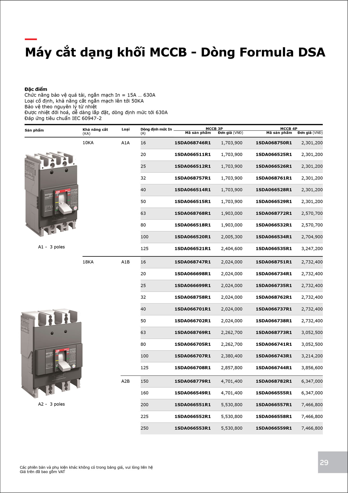 Bảng Giá ABB 2025 mới nhất - Trang 29)