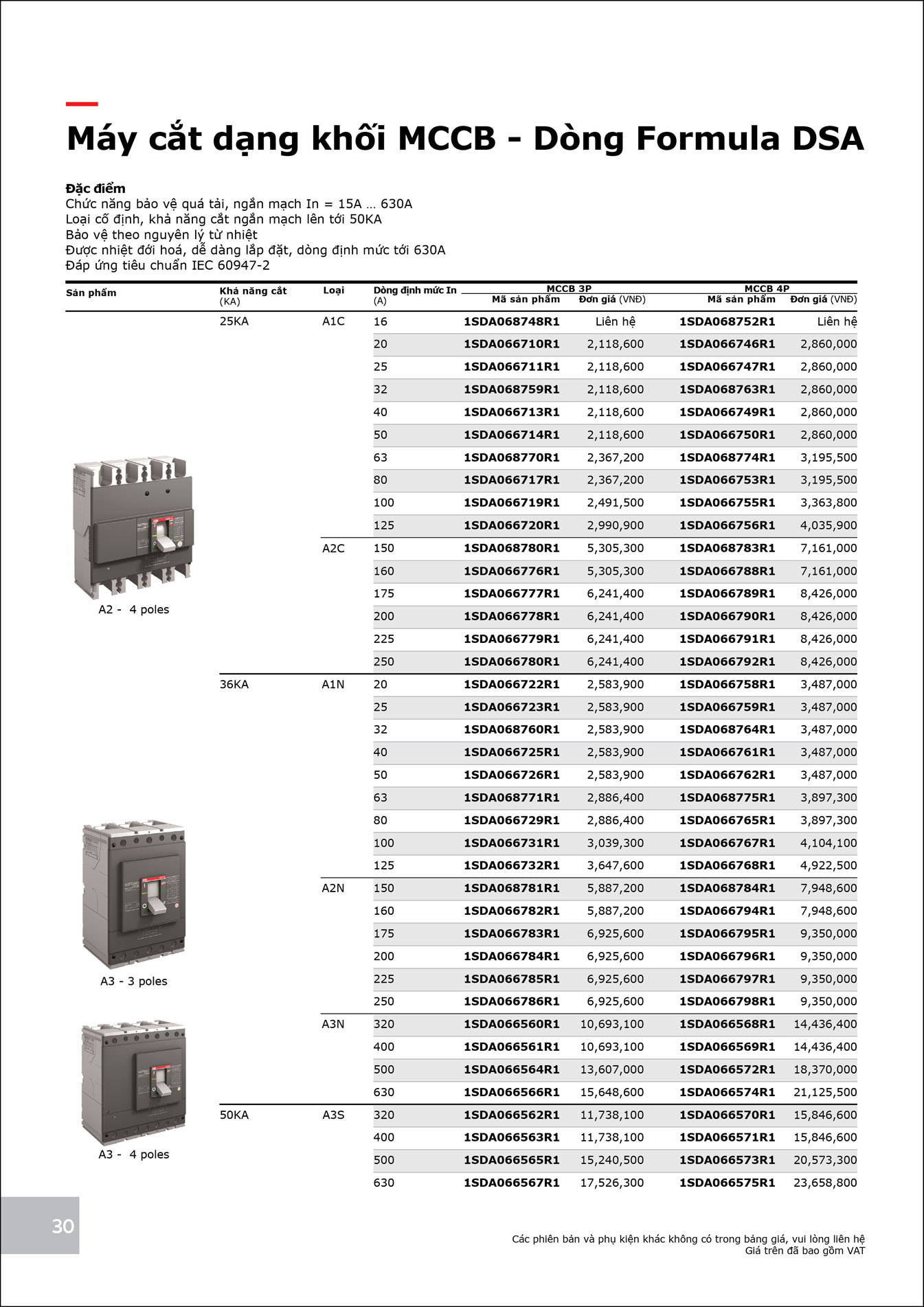 Bảng Giá ABB 2025 mới nhất - Trang 30)