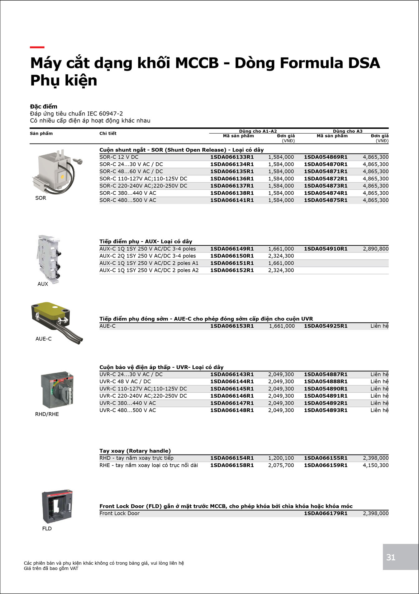 Bảng Giá ABB 2025 mới nhất - Trang 31)