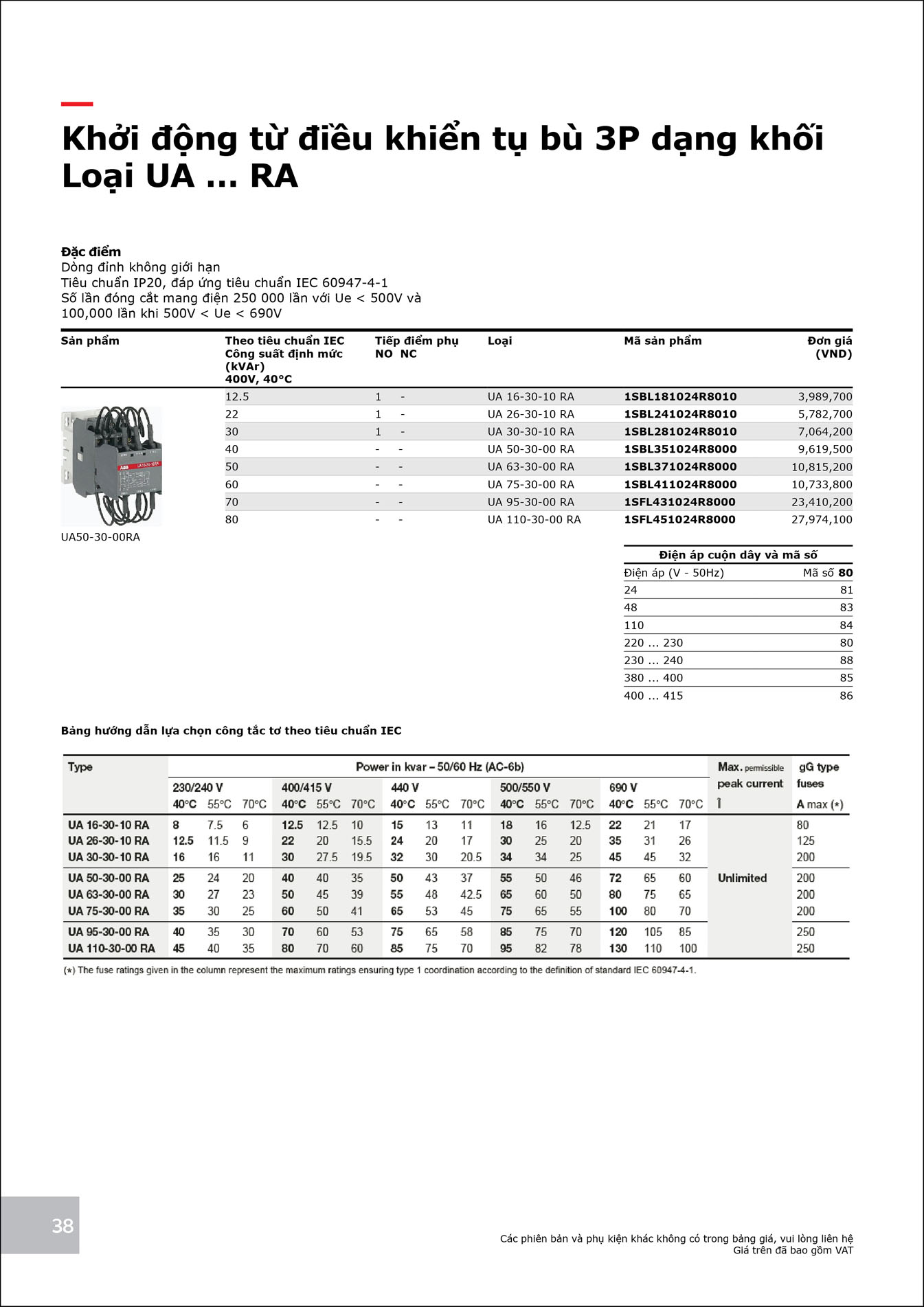 Bảng Giá ABB 2025 mới nhất - Trang 38)