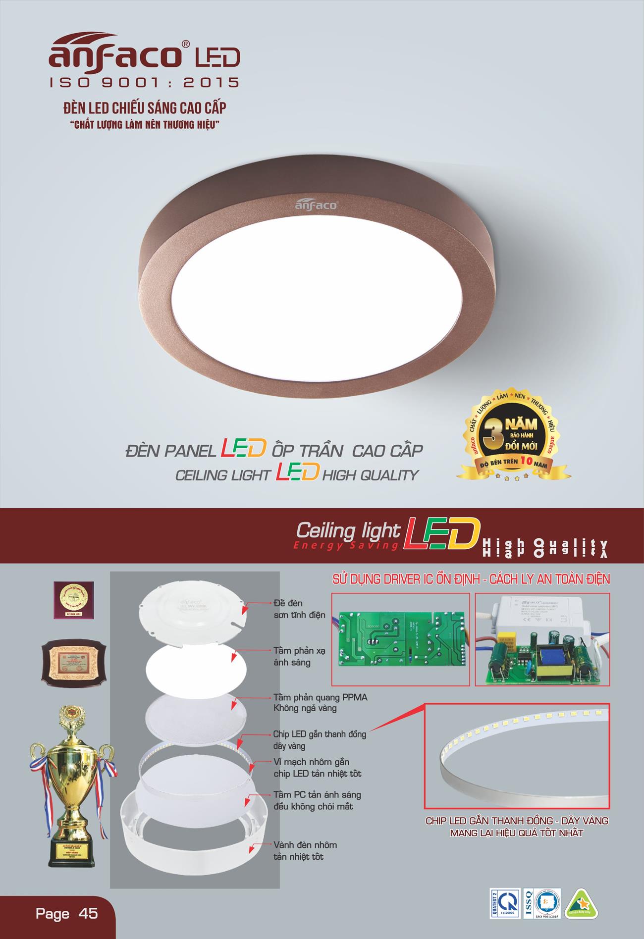Bảng Giá Đèn Anfaco Lighting 2022 - Trang 46)