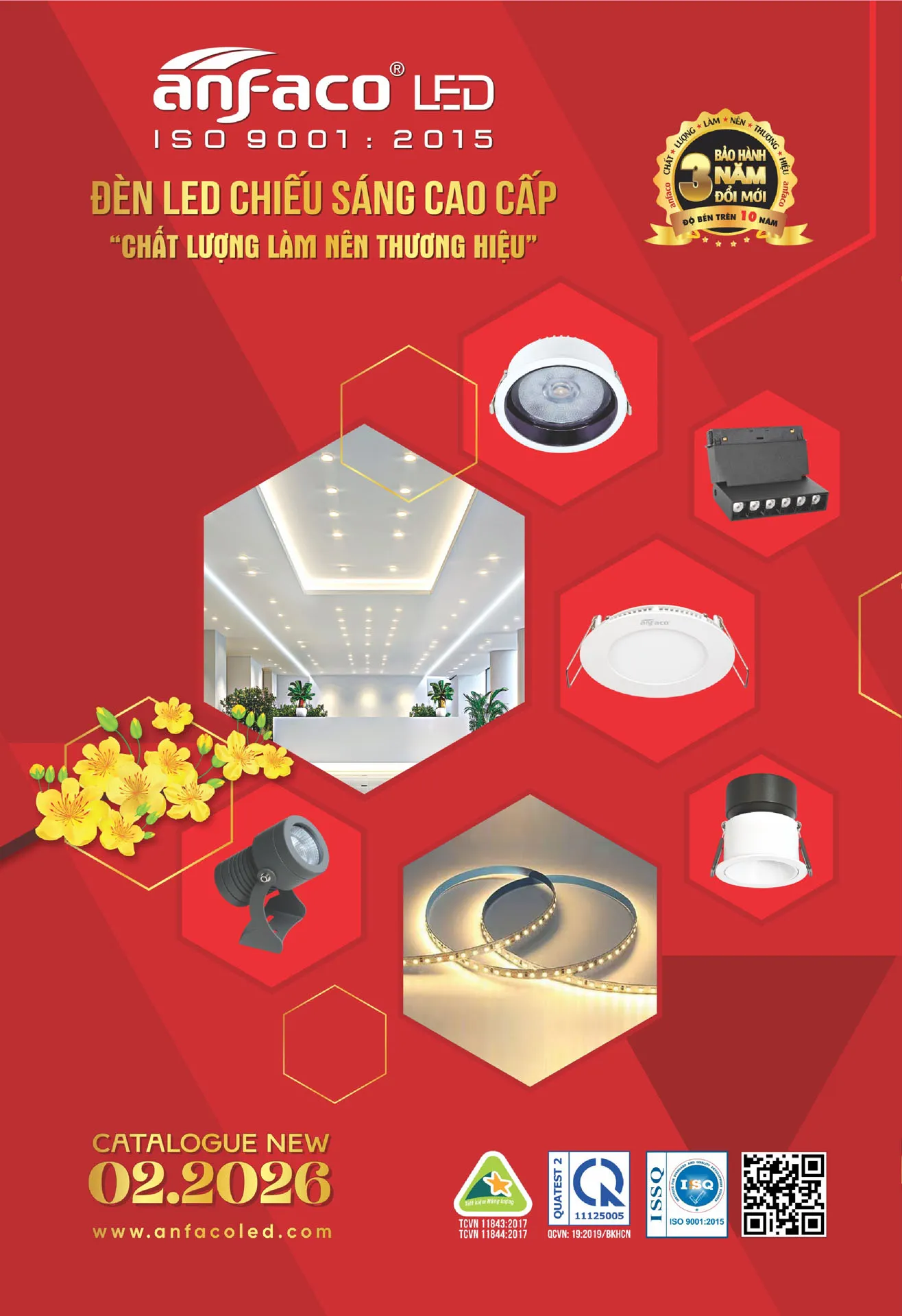 Bảng Giá Đèn Anfaco Lighting 2026 - Trang 1)