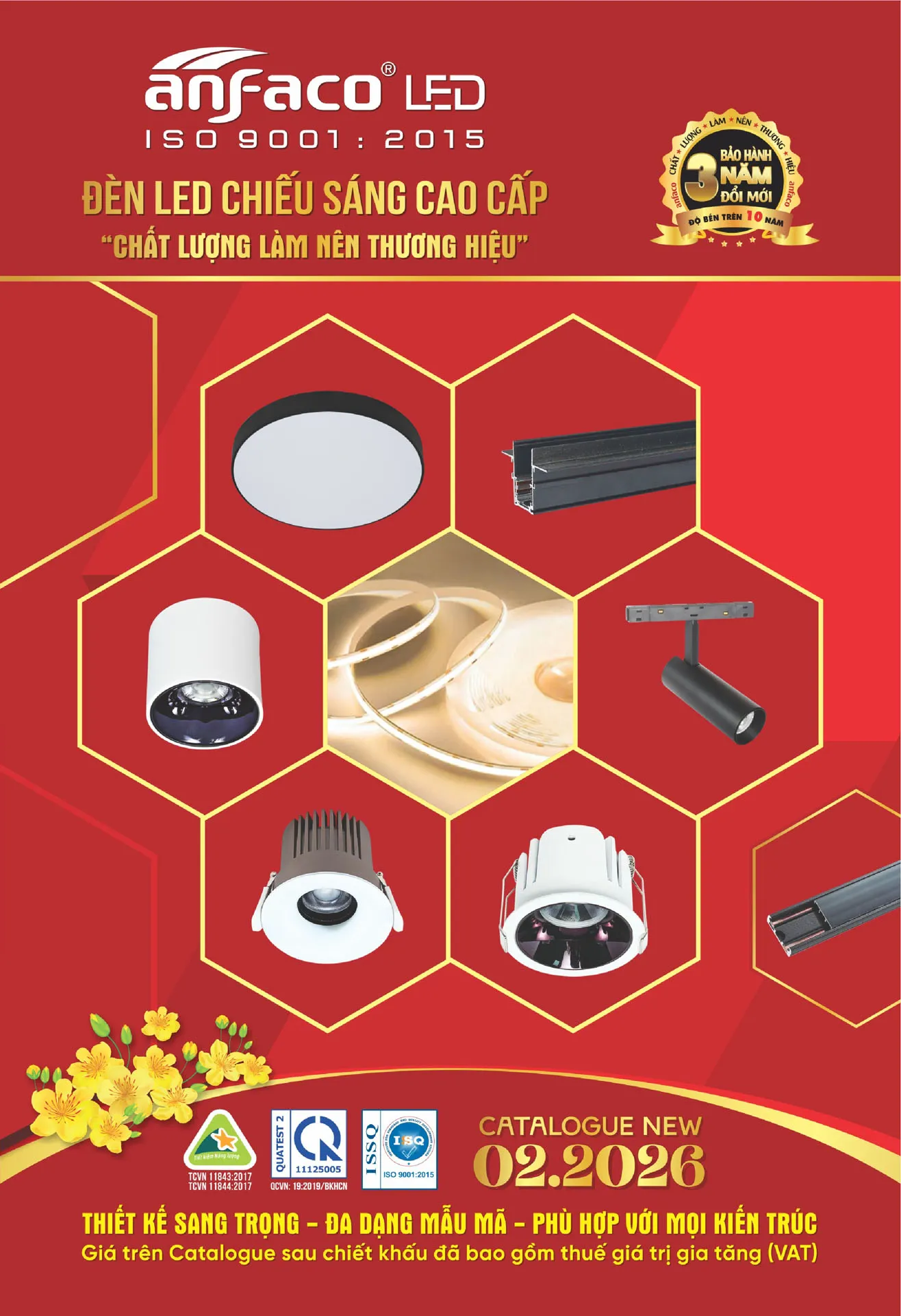 Bảng Giá Đèn Anfaco Lighting 2026 - Trang 2)