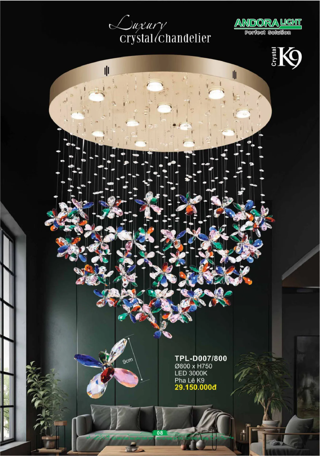 Catalogue Đèn Trang Trí ANDORA 2025 - Trang 9)