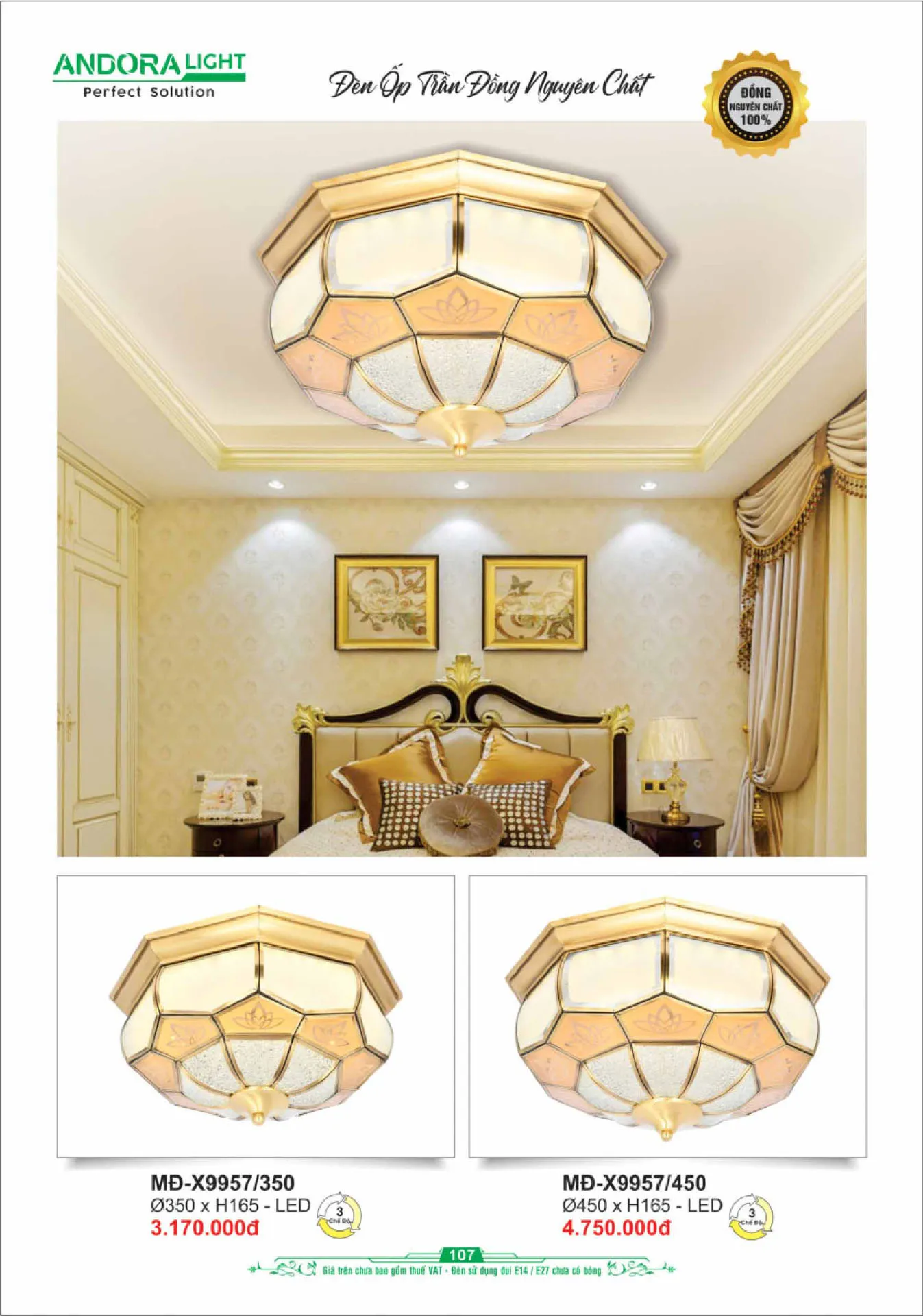 Catalogue Đèn Trang Trí ANDORA 2025 - Trang 108)