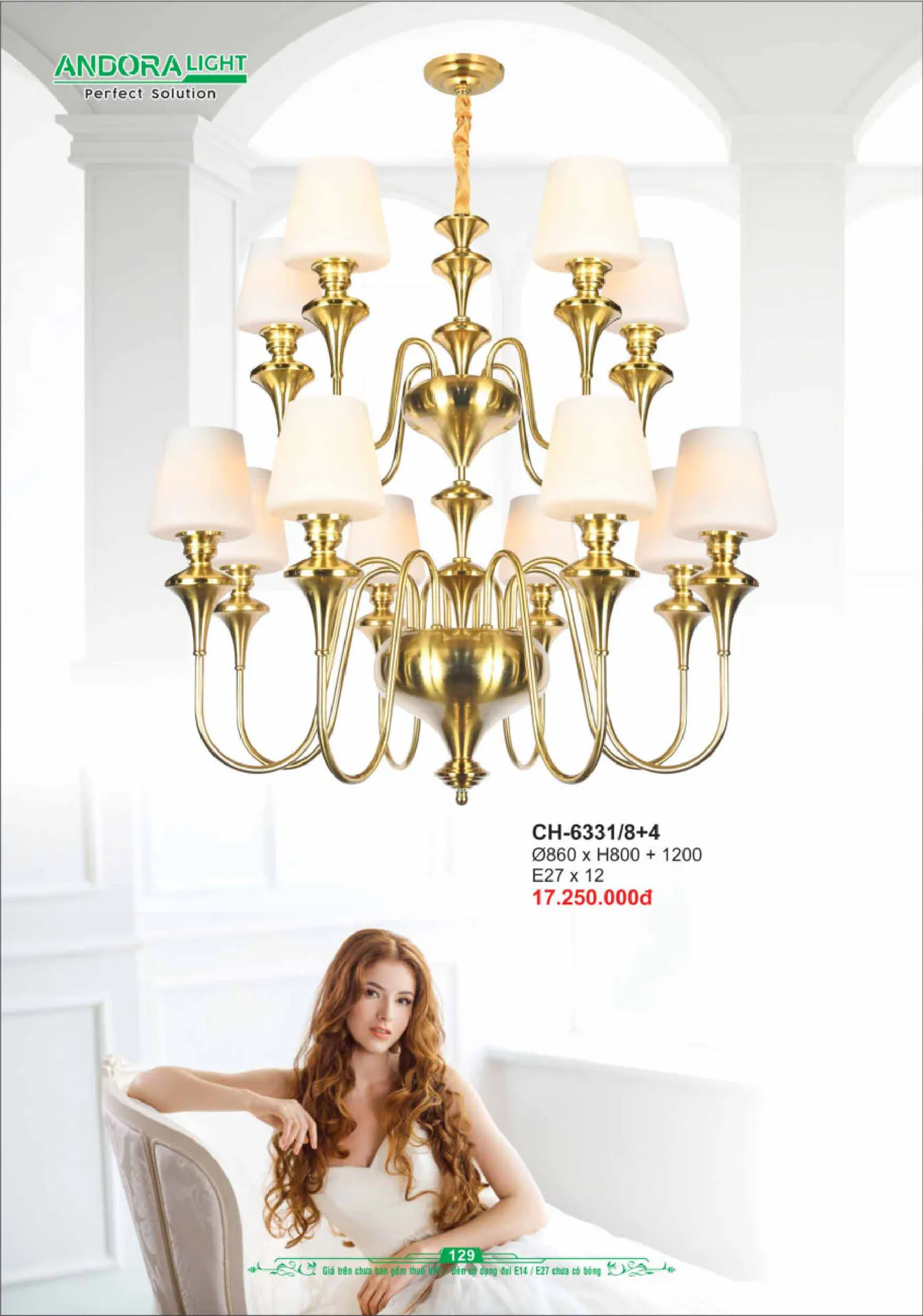Catalogue Đèn Trang Trí ANDORA 2025 - Trang 130)