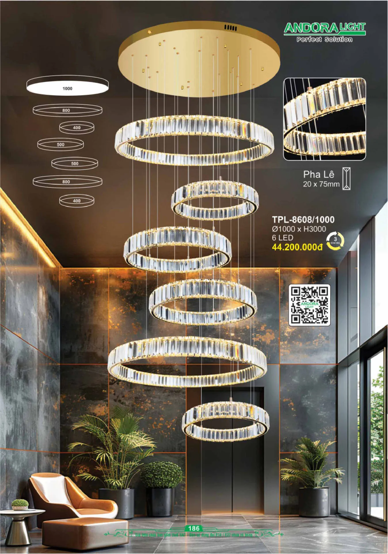 Catalogue Đèn Trang Trí ANDORA 2025 - Trang 187)
