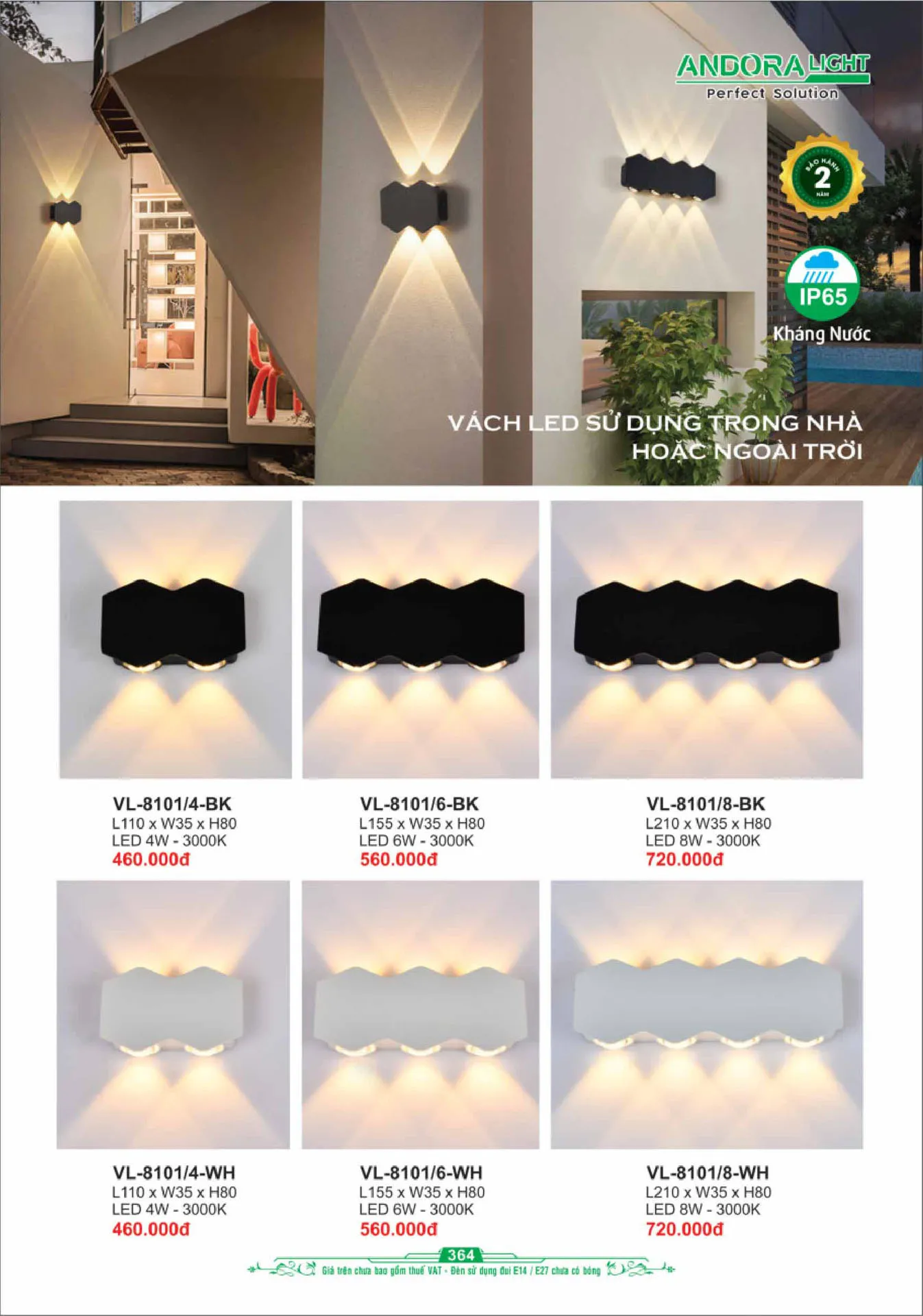 Catalogue Đèn Trang Trí ANDORA 2025 - Trang 365)