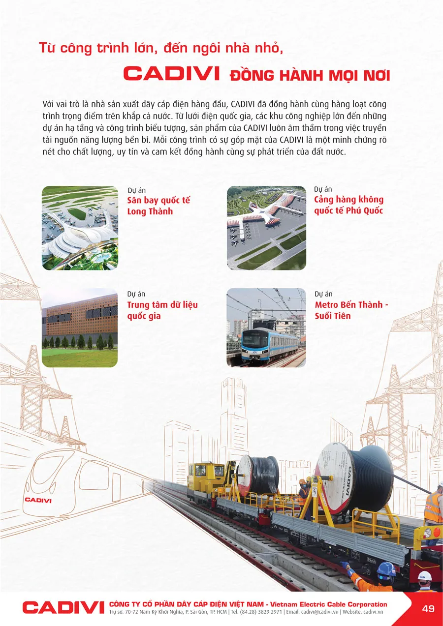 Bảng Giá Cáp Điện CADIVI mới nhất 2026 - Trang 49)