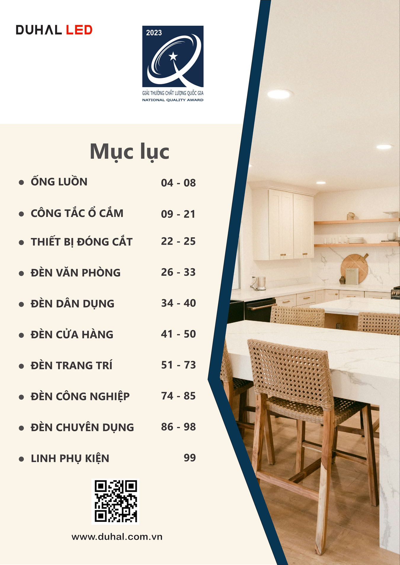 Bảng Giá Thiết Bị Điện Duhal 2025 - Trang 3)