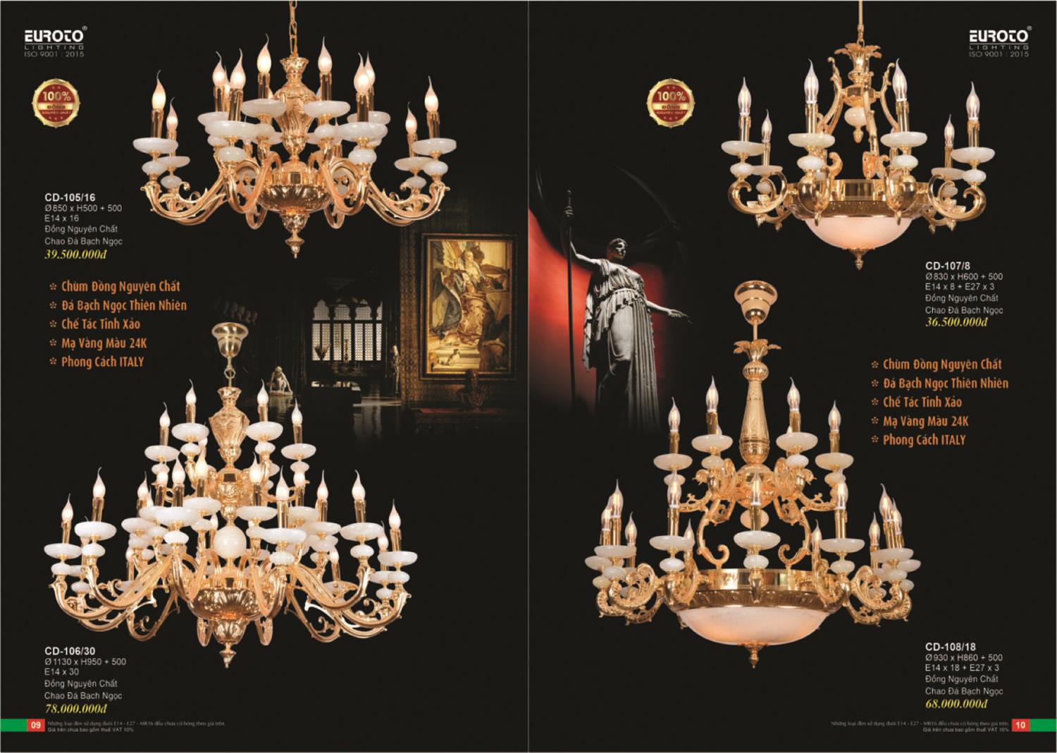 Catalogue Đèn Trang Trí EUROTO 2024 - Trang 6)
