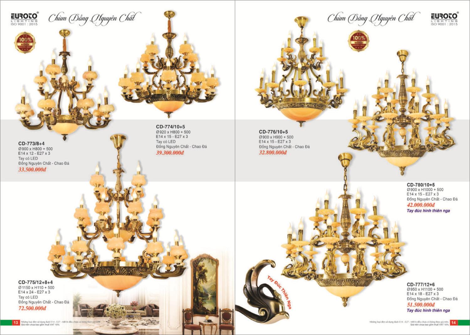 Catalogue Đèn Trang Trí EUROTO 2024 - Trang 8)