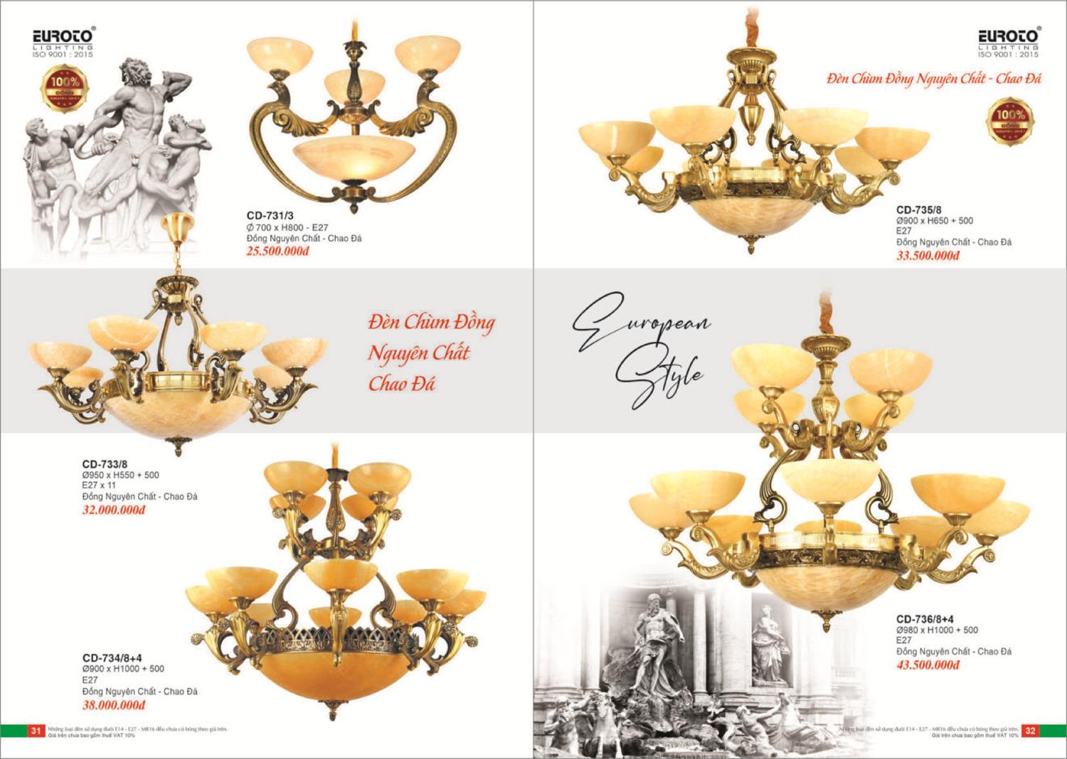 Catalogue Đèn Trang Trí EUROTO 2024 - Trang 17)