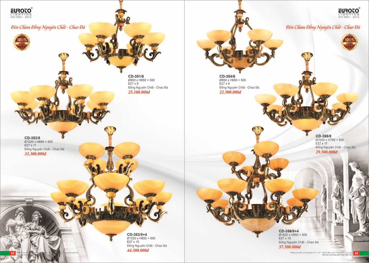 Catalogue Đèn Trang Trí EUROTO 2024 - Trang 18)