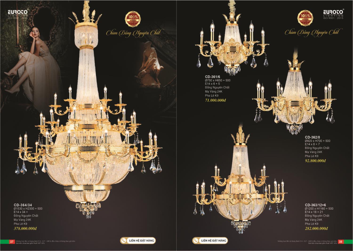 Catalogue Đèn Trang Trí EUROTO 2024 - Trang 20)