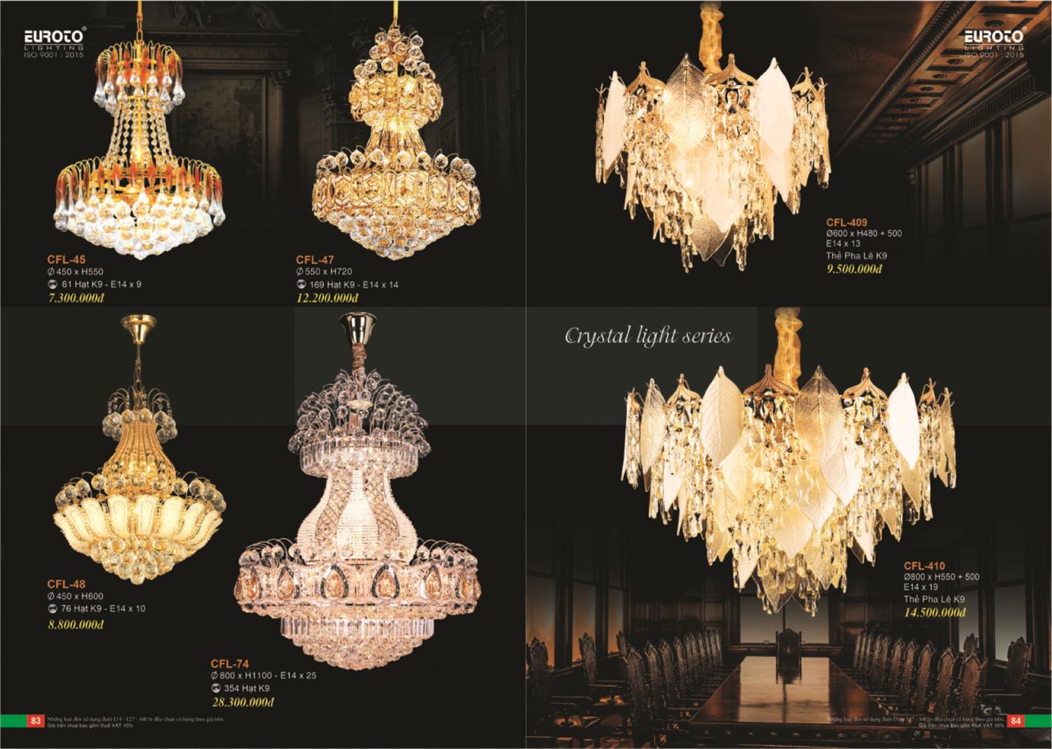 Catalogue Đèn Trang Trí EUROTO 2024 - Trang 43)
