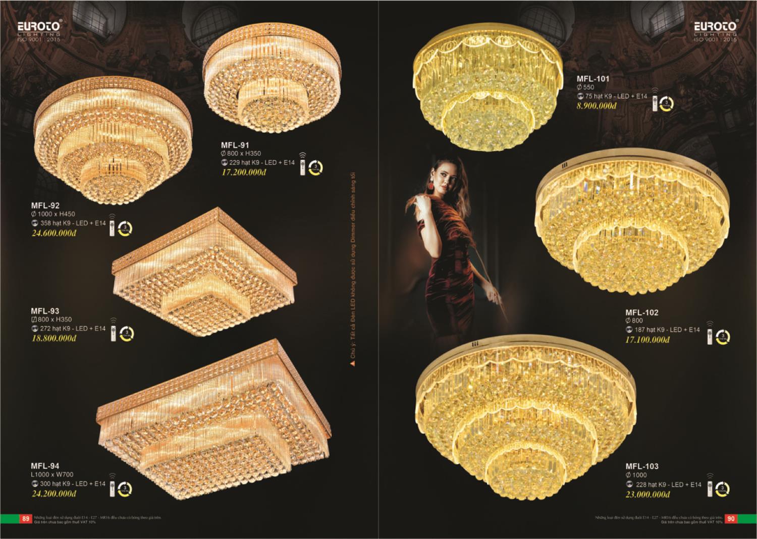 Catalogue Đèn Trang Trí EUROTO 2024 - Trang 46)