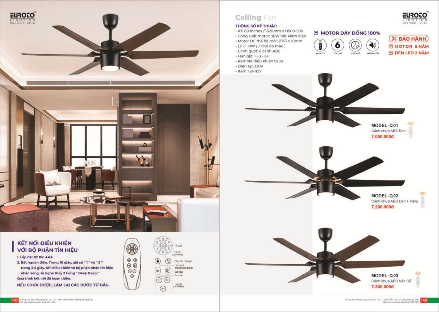 Catalogue Đèn Trang Trí EUROTO 2024 - Trang 75)